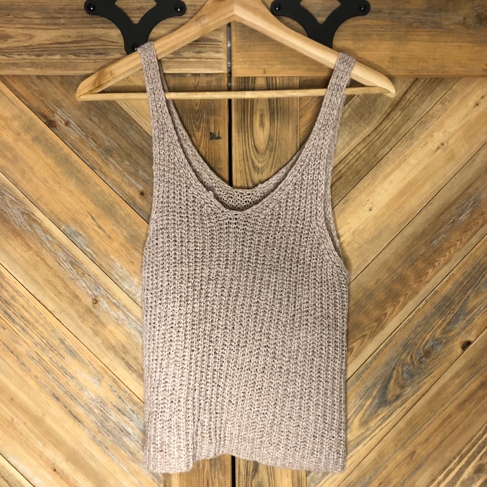 Crochet boho tank top